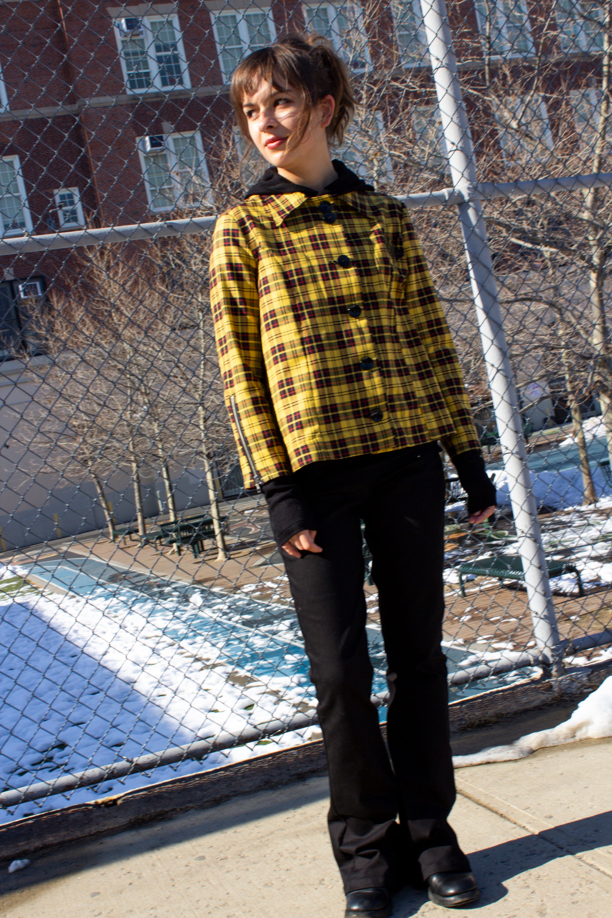 Black Low Rise Bootcut Denim Jean