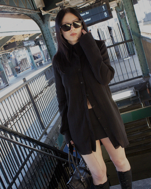 BUTTON DOWN DRESS